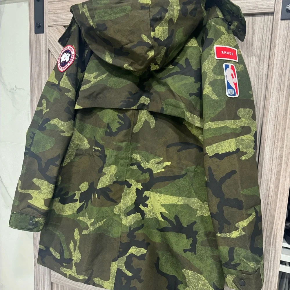 Canada Goose x NBA x Rhude Camo Portage Jacket - Picture 2 of 6